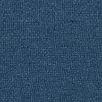 Легло с пружинирана основа с матрак Синьо 140 x 200 cm текстил