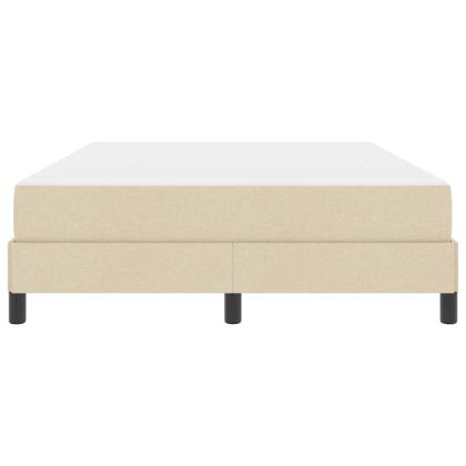 Легло с пружинирана основа с матрак Крем 160 x 200 cm текстил