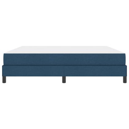 Легло с пружинирана основа с матрак Синьо 180 x 200 cm текстил