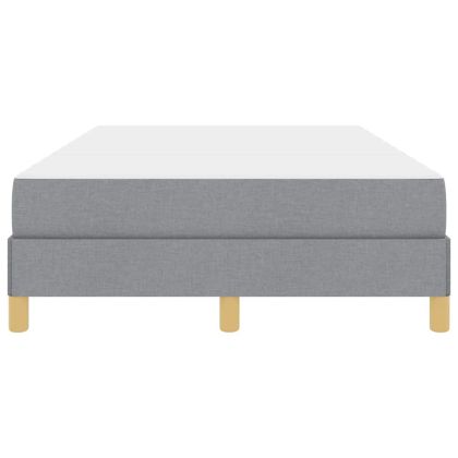 Легло с пружинирана основа Светлосиво 120 x 200 cm текстил