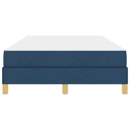 Легло с пружинирана основа Синьо 120 x 200 cm текстил