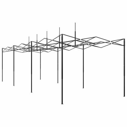 Оранжерия с покрив Зелен 290 x 870 x 315 см Стомана