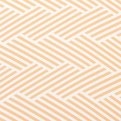 Плажен чадър Жълт и бял Ø 160 x 195 см Стомана