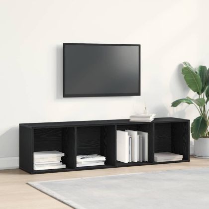 Шкаф за книги Черния дъб 143 x 30 x 36 см Инженерно дърво