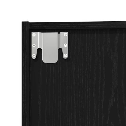 Шкаф за книги Черния дъб 143 x 30 x 36 см Инженерно дърво