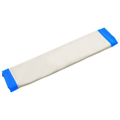 Надуваема плаваща платформа, синьо и бяло, 300x150x15 см