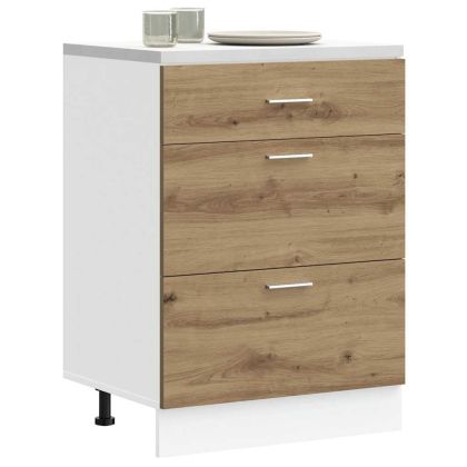 Кухненски шкаф, Lyon дъб артизан, инженерно дърво