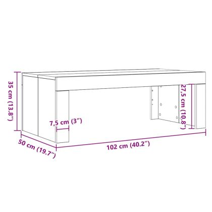 Масичка за кафе Черно Инженерно дърво