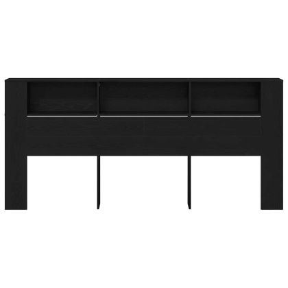 Табла за легло Черния дъб 220 x 18,5 x 102,5 см Инженерно дърво