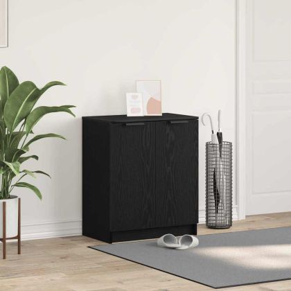 Шкаф за обувки Черния дъб 59 x 35 x 70 см Инженерно дърво