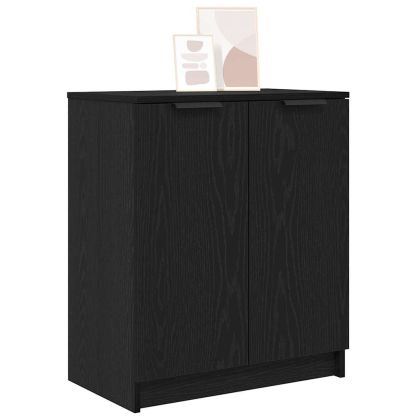 Шкаф за обувки Черния дъб 59 x 35 x 70 см Инженерно дърво