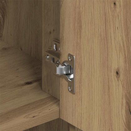 Стенен шкаф с рафт дъб артизан 80 x 33 x 80 см Инженерно дърво