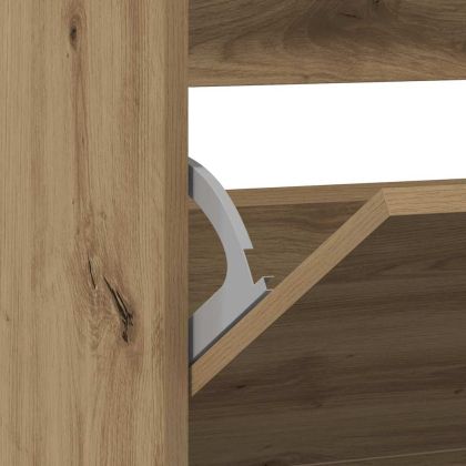 Шкаф за обувки Димян дъб 80 x 21 x 87,5 cm Инженерно дърво