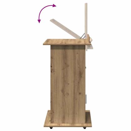 Подиум с чекмедже дъб артизан 55 x 55 x 107 cm Инженерно дърво