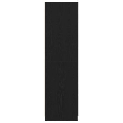 Гардероб с чекмедже Черния дъб 80 x 52 x 180 см Инженерно дърво