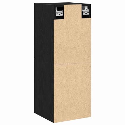 Шкаф за баня с врата Черния дъб 30 x 30 x 80 cm Инженерно дърво