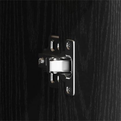 Стенен рафт с рафт Черния дъб 140 x 41 x 75 см Инженерно дърво