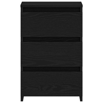 Нощен шкаф Черен дъб 40 x 35 x 62.5 см Инженерно дърво