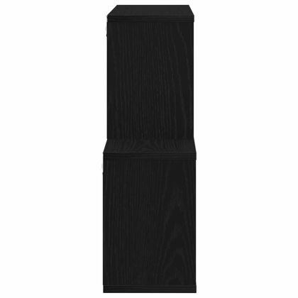 Стенен рафт с рафт Черния дъб 76 x 15 x 53 см Инженерно дърво