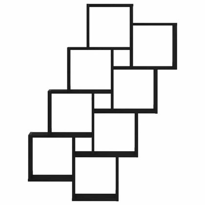 Стенен рафт Черния дъб 90 x 15 x 119,5 см Инженерно дърво