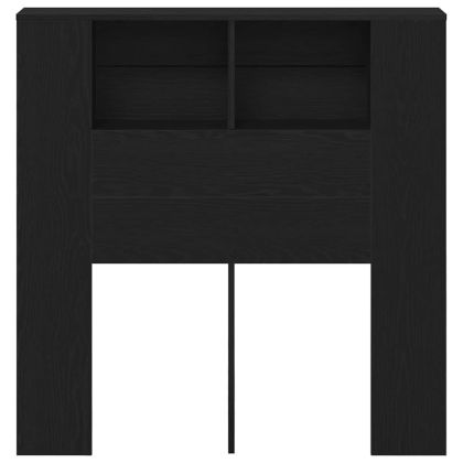 Табла за легло Черния дъб 100 x 19 x 104,5 см Инженерно дърво