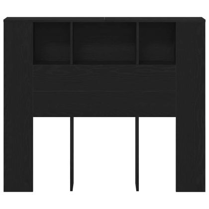 Табла за легло Черния дъб 120 x 19 x 104,5 см Инженерно дърво