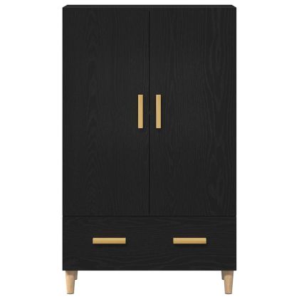 Висок шкаф Черния дъб 70 x 31 x 115 см Инженерно дърво