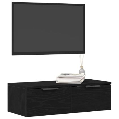 Стенен шкаф Черния дъб 68 x 30 x 20 см Инженерно дърво