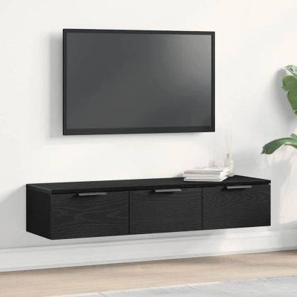 Стенен шкаф Черния дъб 102 x 30 x 20 см Инженерно дърво