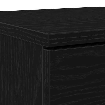 Шкаф за обувки Черния дъб 29,5 x 35 x 70 см Инженерно дърво