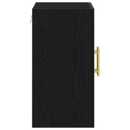 Стенно монтиран шкаф Черния дъб 60 x 31 x 70 см Инженерно дърво
