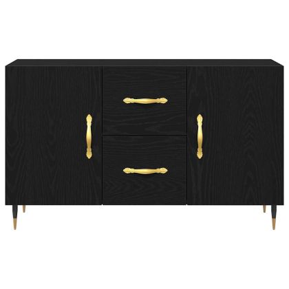 Служебен шкаф Черен дъб 100 x 36 x 60 см Инженерно дърво