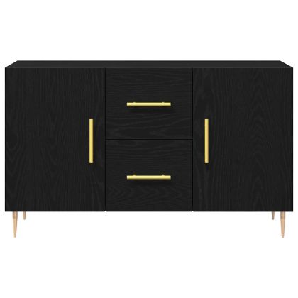 Служебен шкаф Черен дъб 100 x 36 x 60 см Инженерно дърво