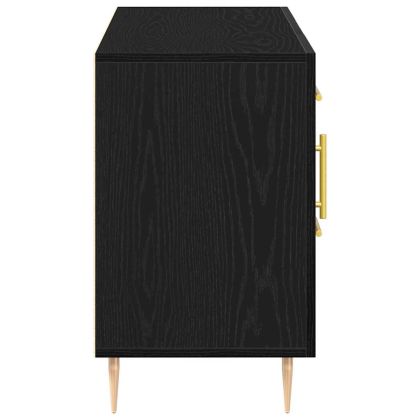 Служебен шкаф Черен дъб 100 x 36 x 60 см Инженерно дърво