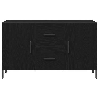 Служебен шкаф Черен дъб 100 x 36 x 60 см Инженерно дърво