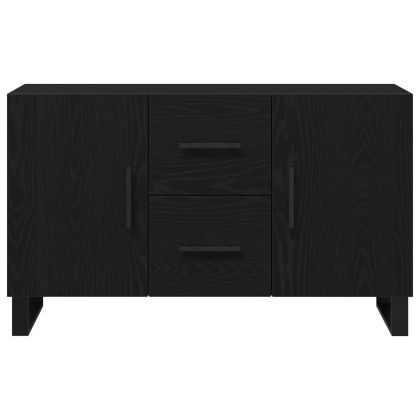 Служебен шкаф Черен дъб 100 x 36 x 60 см Инженерно дърво