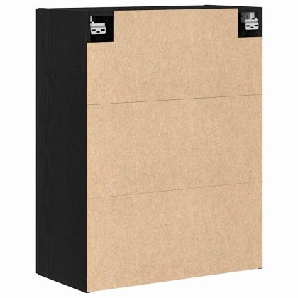 Стенно монтиран шкаф Черния дъб 69,5 x 34 x 180 см