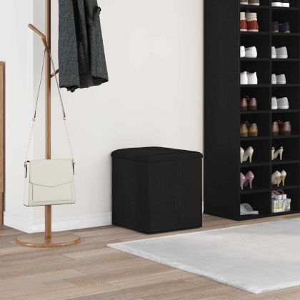 Пейка с място за съхранение Черния дъб 42 x 42 x 45 cm