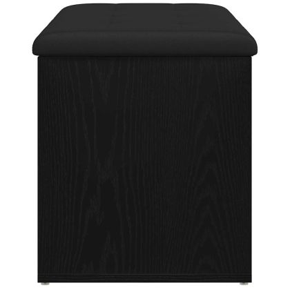 Пейка с място за съхранение Черния дъб 82 x 42 x 45 см