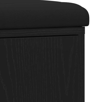 Пейка с място за съхранение с рафт Черния дъб 102 x 32 x 50 cm