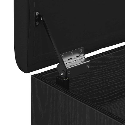 Пейка за обувки Черно 80 x 30 x 45 cm Инженерно дърво