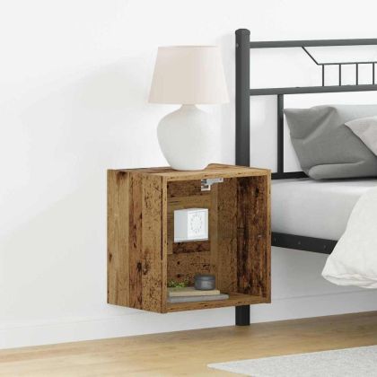 Плаващ рафт 2 pcs Кафяво 40 x 28,5 x 40 см Инженерно дърво