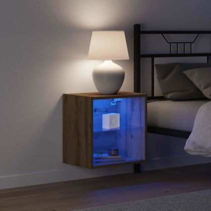 Плаващ рафт 2 pcs Кафяво 40 x 28,5 x 40 см Инженерно дърво