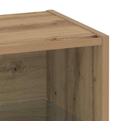 Плаващ рафт 2 pcs Кафяво 40 x 28,5 x 40 см Инженерно дърво