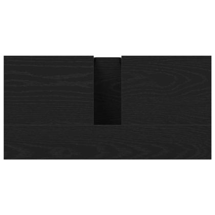 Шкаф за мивка в баня Черния дъб 60 x 30 x 60 cm Инженерно дърво