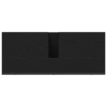 Шкаф за мивка в баня Черния дъб 80 x 30 x 60 cm Инженерно дърво