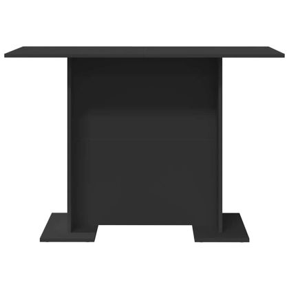 Трапезна маса Черно 110 x 60 x 75 cm Инженерно дърво