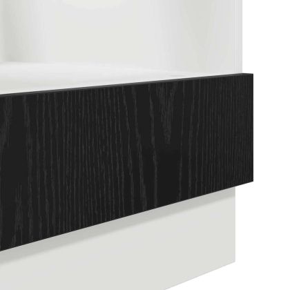 Шкаф за фурна Riga Черен дъб 60 x 46 x 81,5 см Инженерно дърво