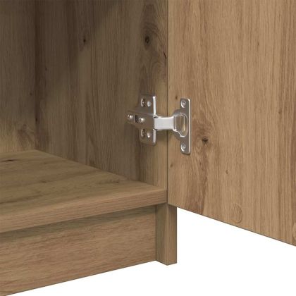 Шкаф за баня с рафт дъб артизан 32 х 34 х 90 см Инженерно дърво