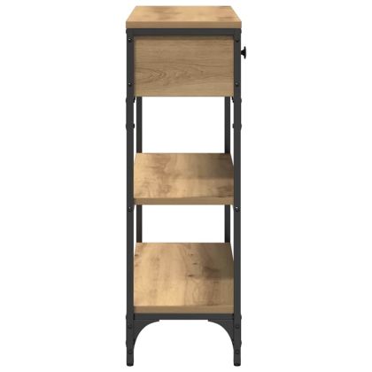 Конзолна маса с чекмедже Дъб 72.5 x 25 x 75 см Инженерно дърво